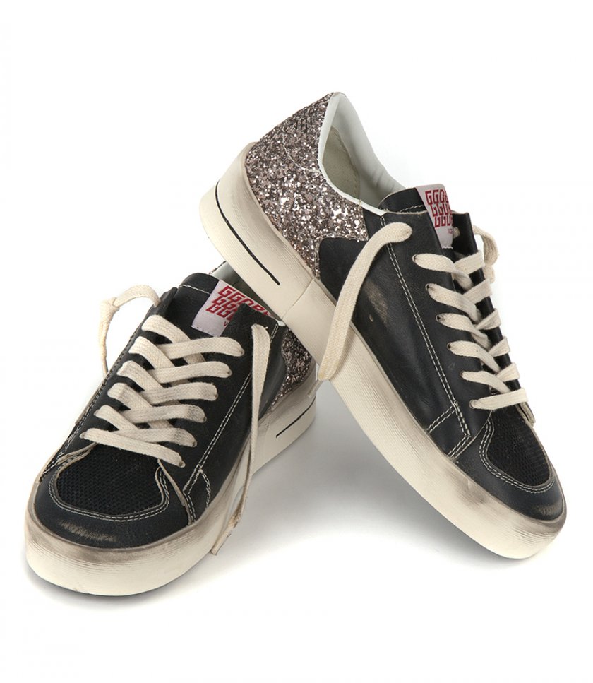 BLACK LEATHER STARDAN