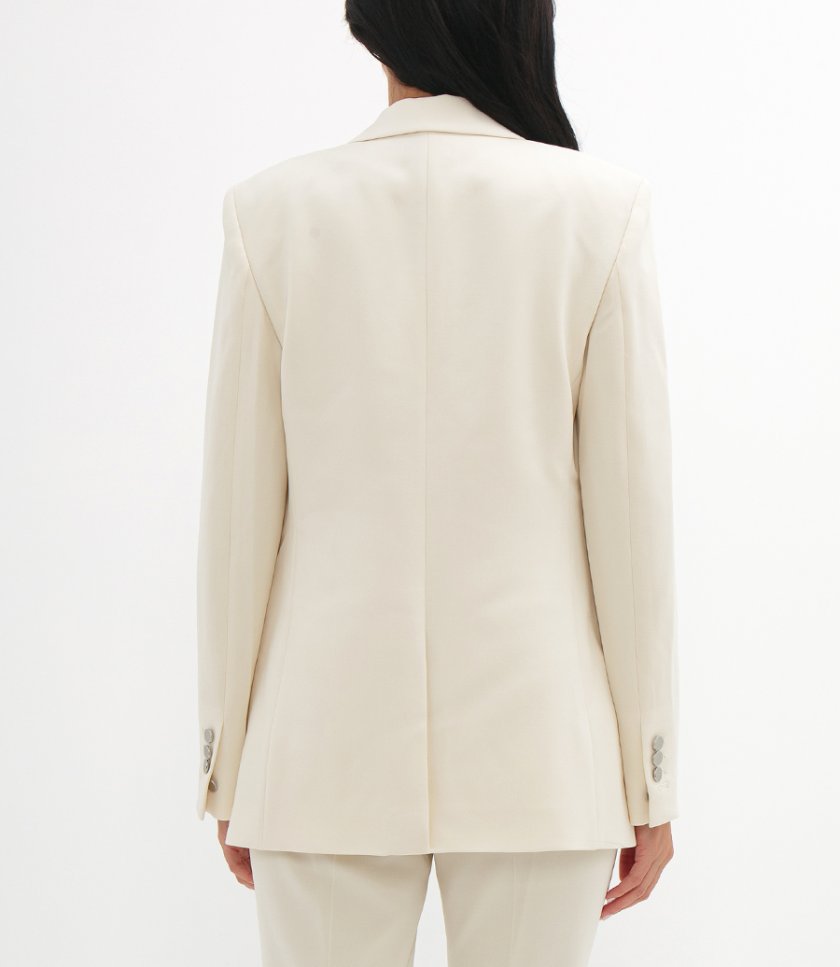 PATCH POCKET BLAZER IN ADMIRAL CREPE