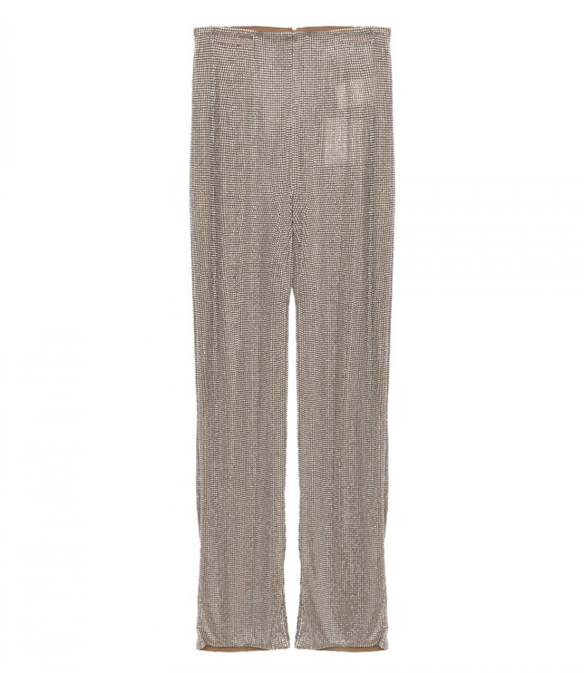 SALES - PANTALONE TEMPESTATO DA MICRO STRASS ALL-OVER