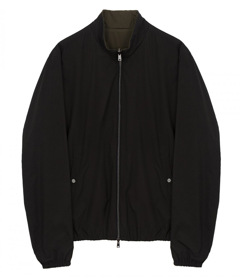 JUST IN - REVERSIBLE MILLIONAIRE MICROFIBRE AND ECOAGE BOMBER JACKET