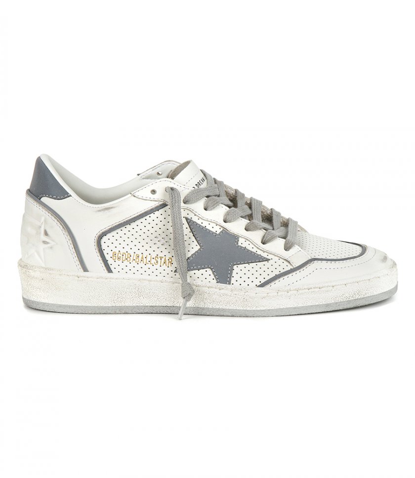 JUST IN - WHITE LEATHER BALL STAR