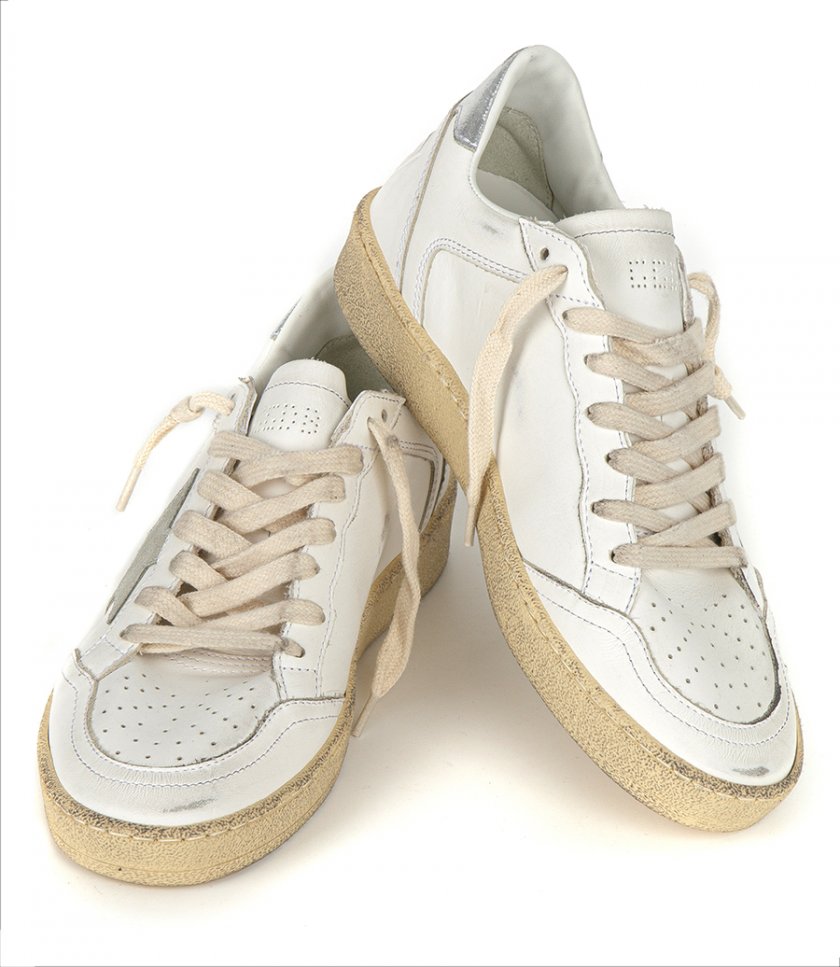 WHITE ICE LEATHER BALL STAR