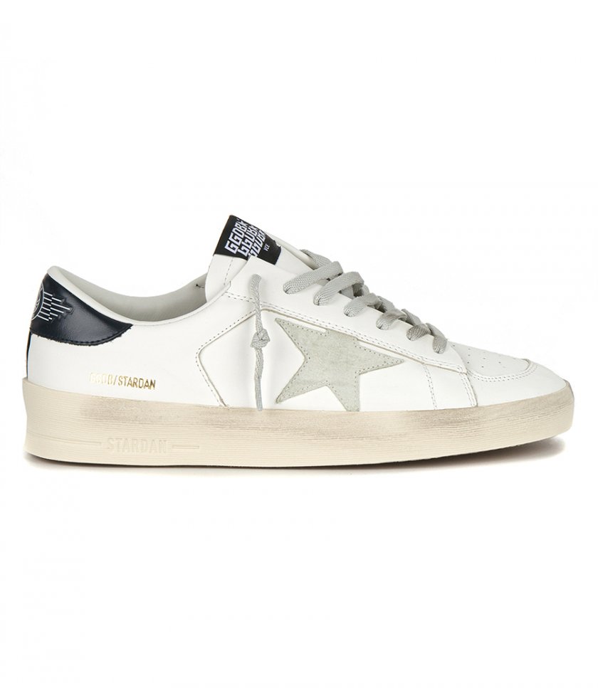 SHOES - WHITE LEATHER STARDAN