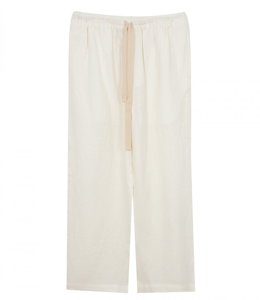 TROUSERS - WIDE LEG LINENS TROUSERS