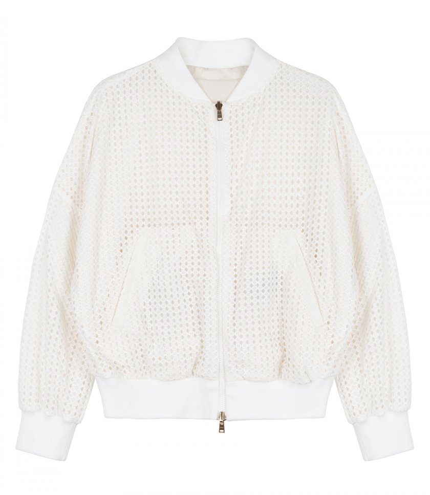 JUST IN - SPRING LACE AND ECOAGE BOMBER JACKET