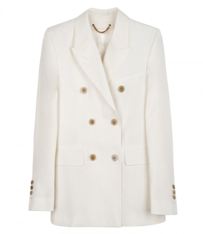 JACKETS - DOUBLE-BREASTED BLAZER IN TAILORING FABRIC