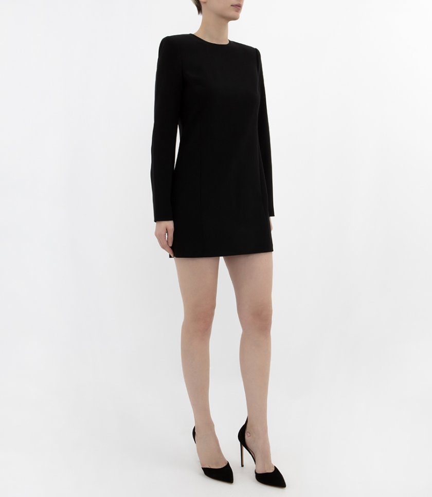 MINI TUNIC DRESS IN CREPE