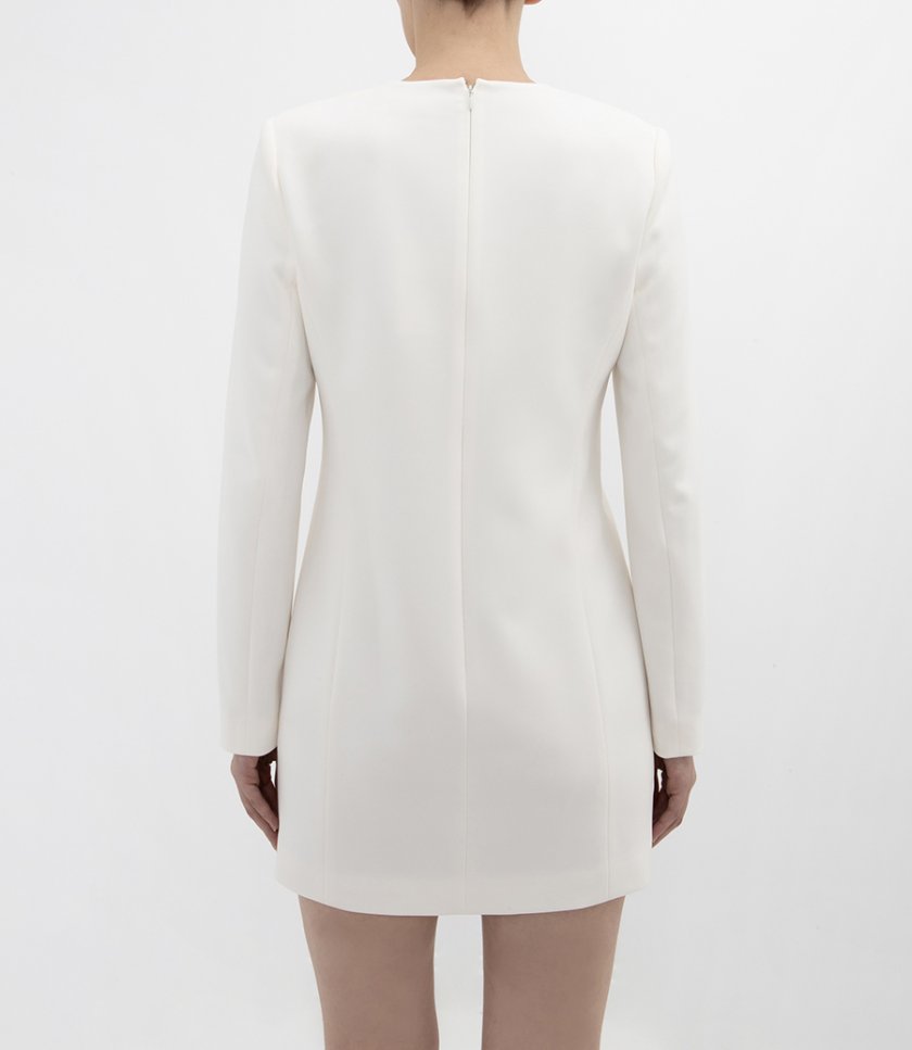 MINI TUNIC DRESS IN CREPE