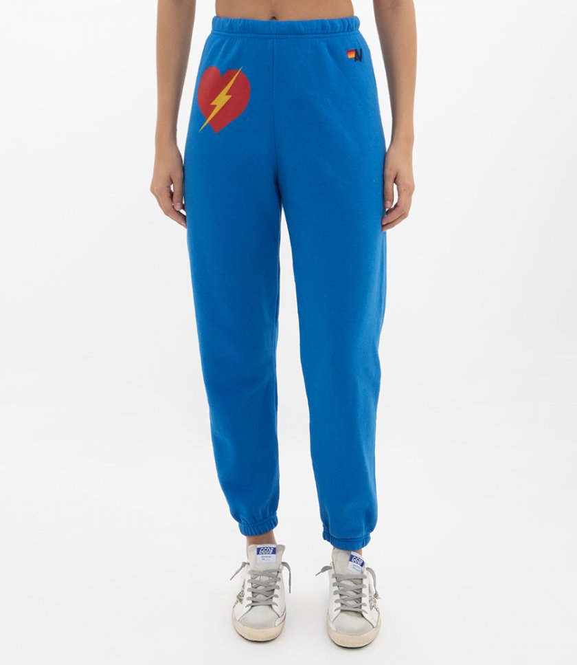 WOMEN'S BOLT HEART SWEATPANTS