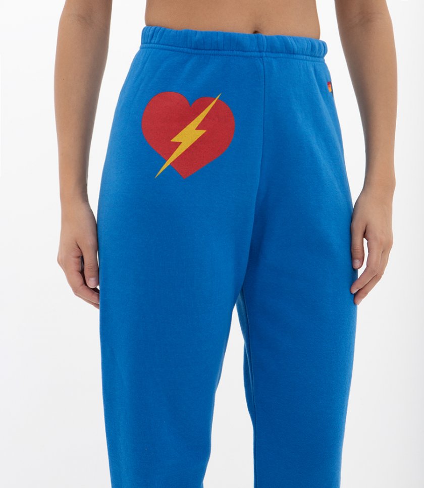 WOMEN'S BOLT HEART SWEATPANTS