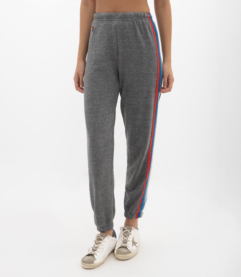 WOMENS 5 STRIPE SWEATPANTS