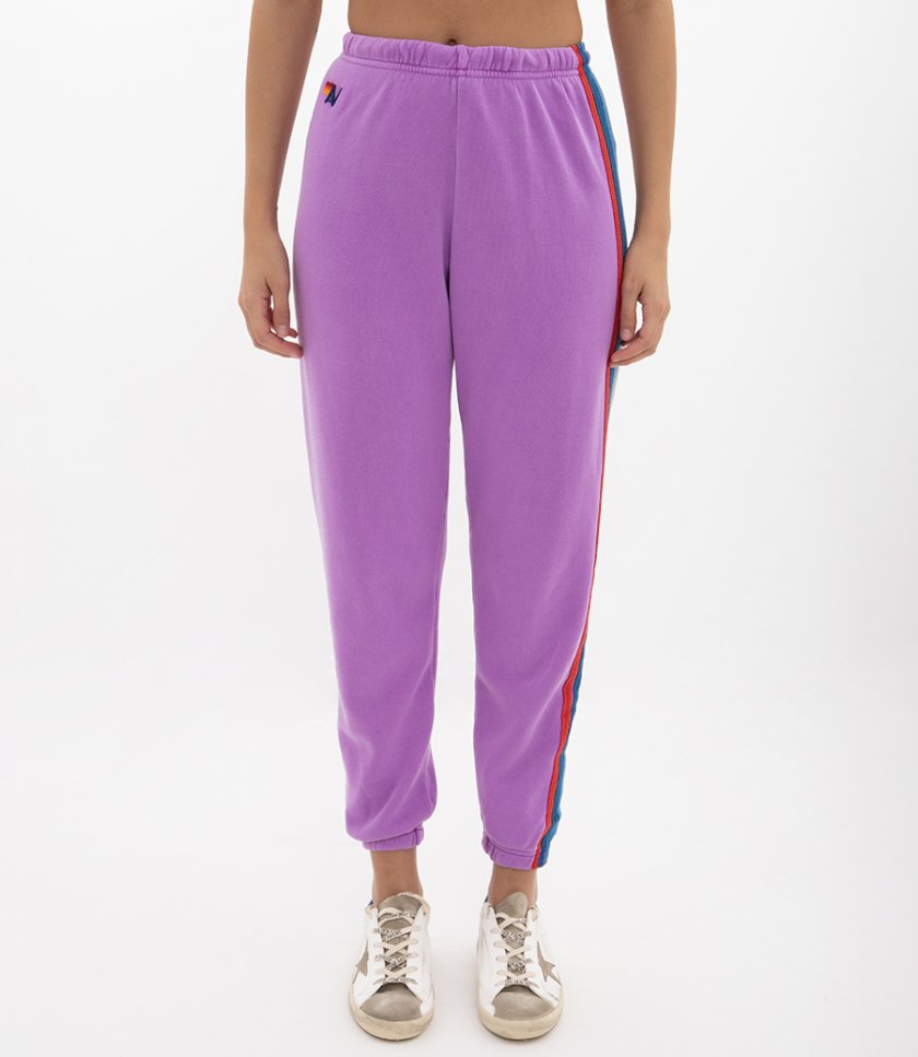 WOMENS 5 STRIPE SWEATPANTS
