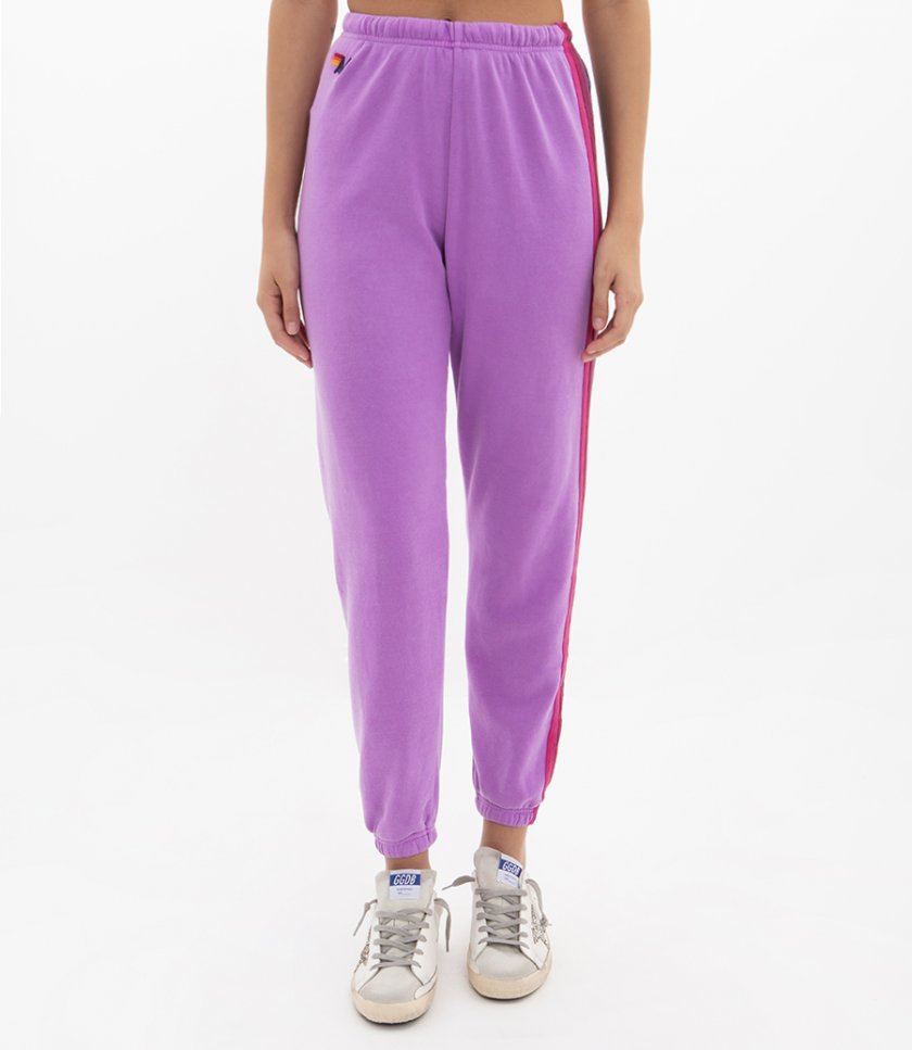 WOMENS 5 STRIPE SWEATPANTS