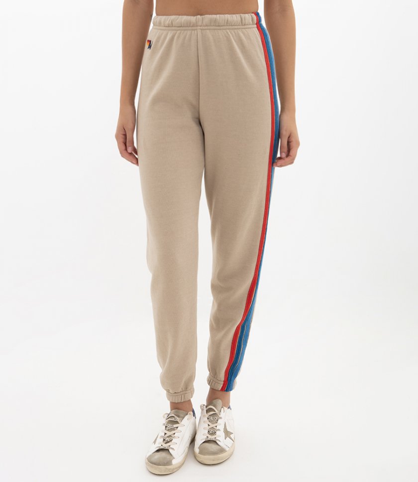 WOMENS 5 STRIPE SWEATPANTS