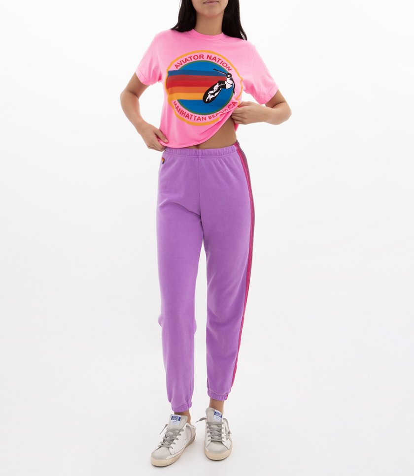 AVIATOR NATION MANHATTAN BEACH BOYFRIEND TEE