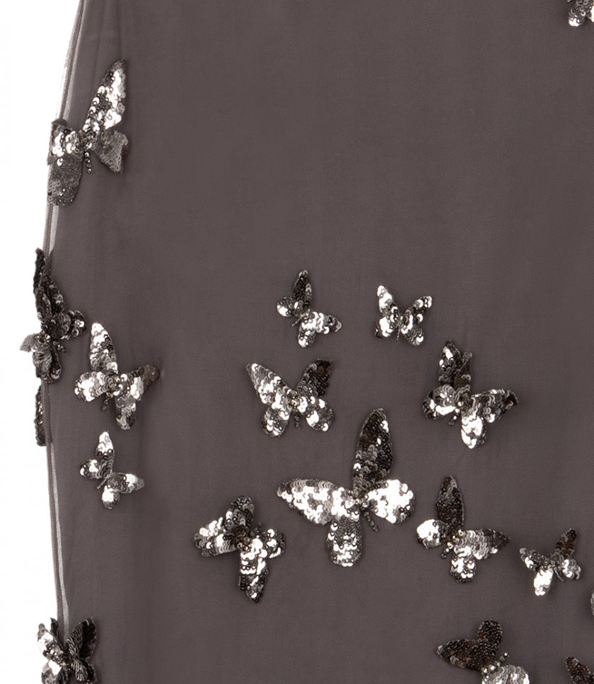 EMBROIDERY BUTTERFLY SKIRT