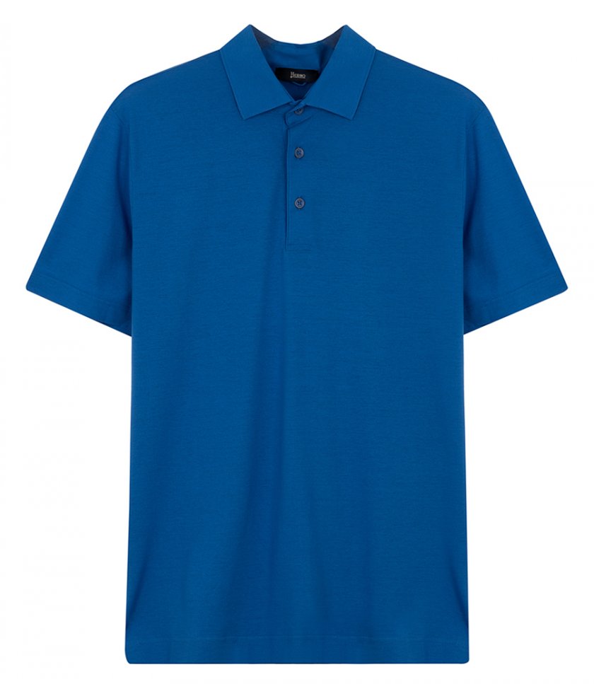 JUST IN - POLO SHIRT IN CREPE JERSEY
