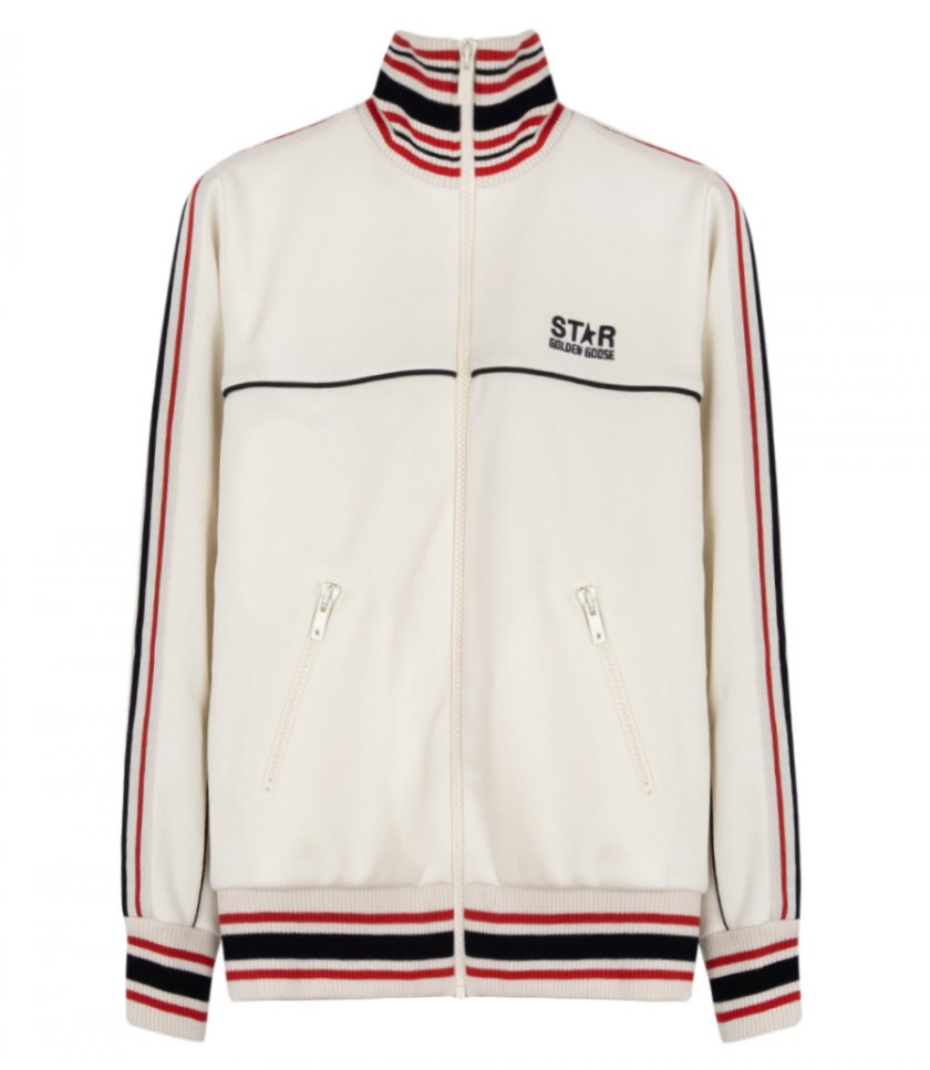 GOLDEN GOOSE  - STAR COLLECTION ZIPPED TRACK JACKET