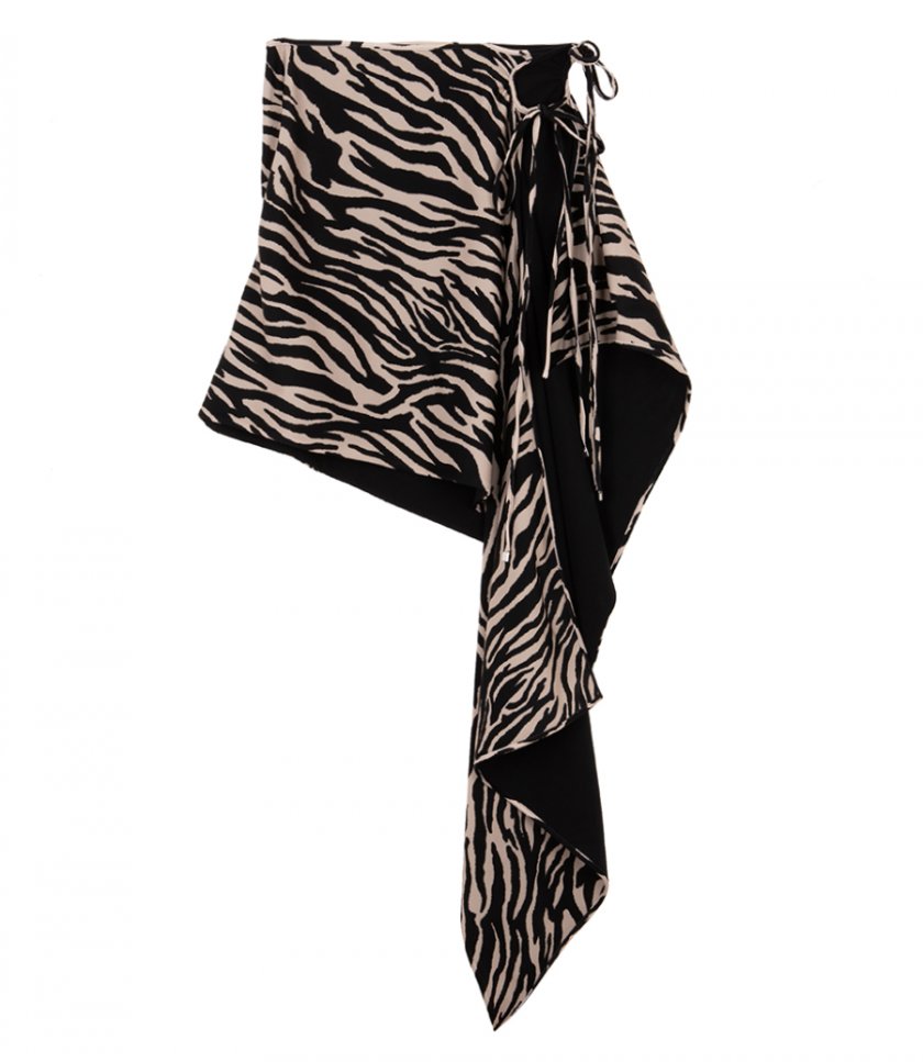 CLOTHES - ZEBRA PRINTED SKIRT