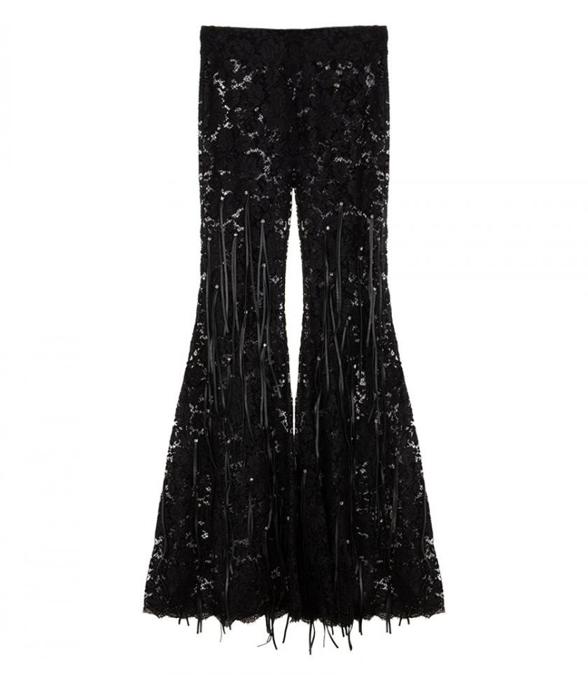 JUST IN - SEMI-TRANSPARENT LACE TROUSERS