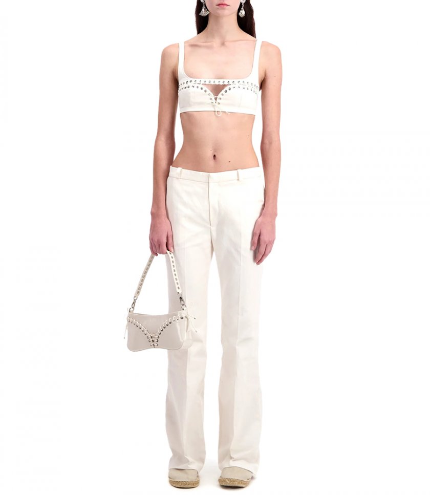 WHITE BUM PANTS