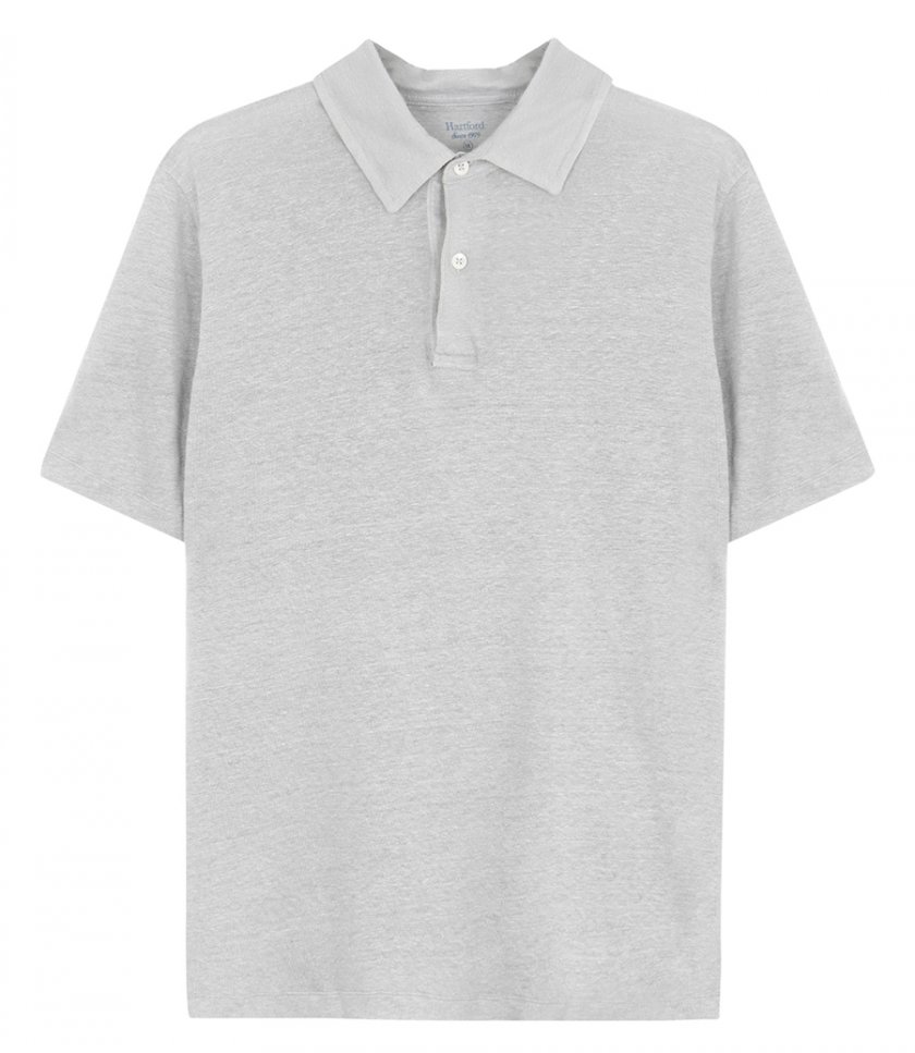 JUST IN - LINEN POLO SS