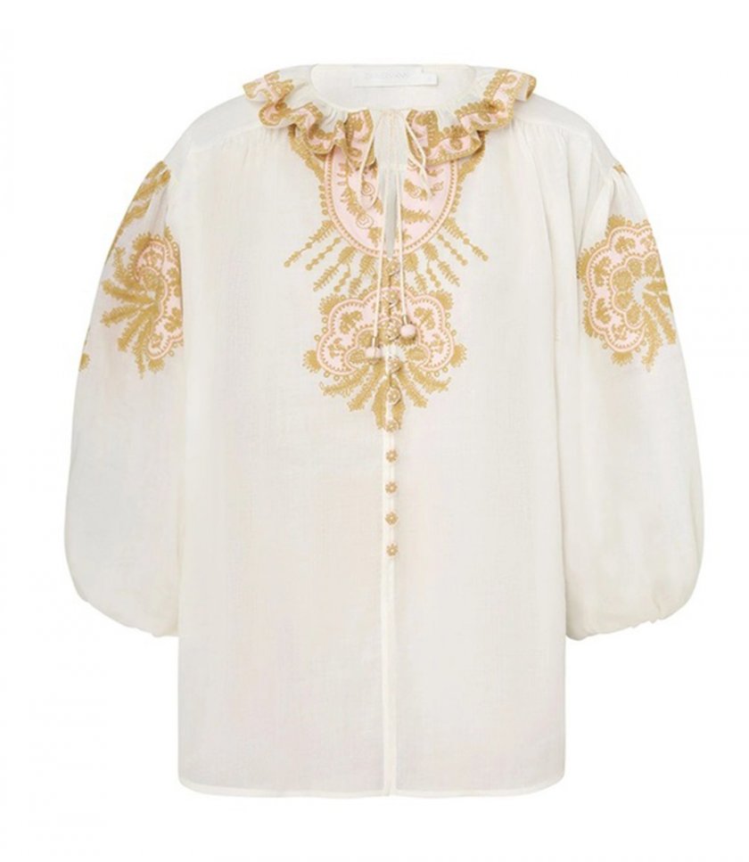 JUST IN - WAVERLY EMBROIDERED TOP