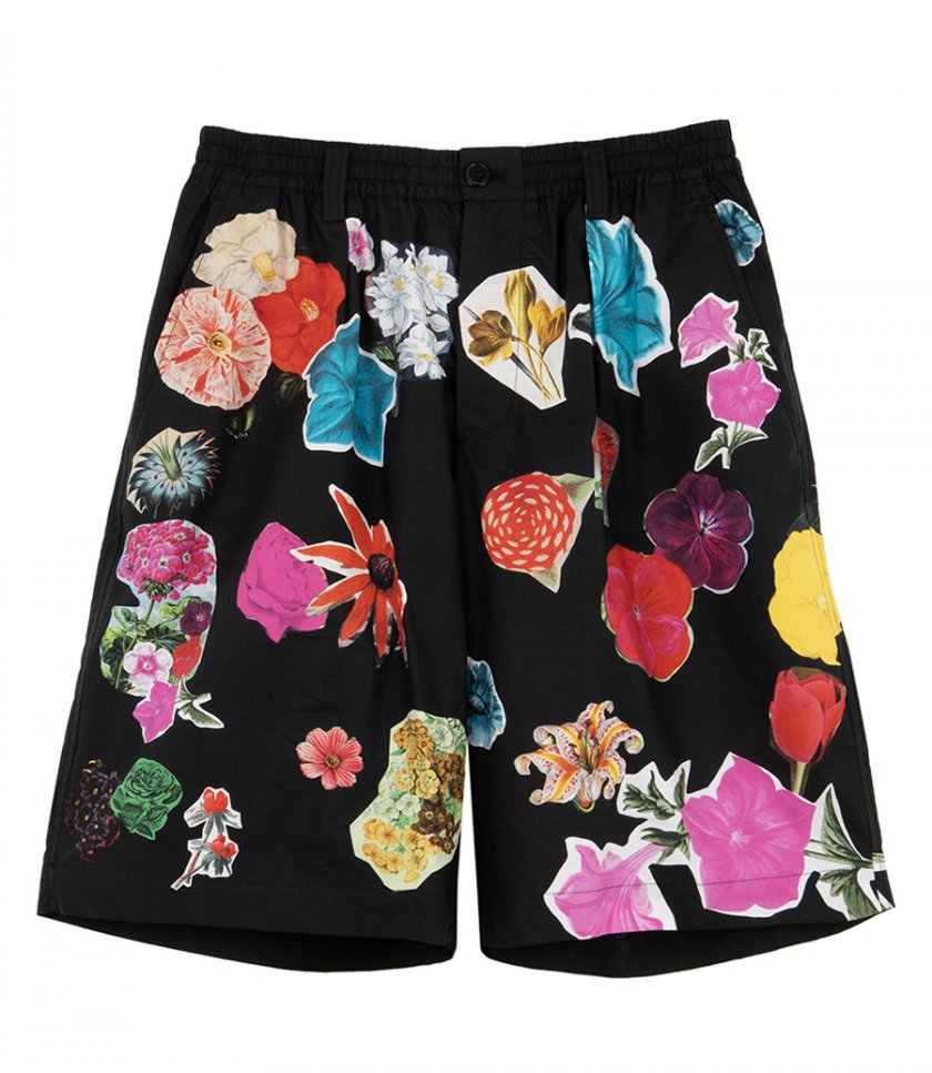 JUST IN - BERMUDA SHORTS WITH FLOWER PRINTS