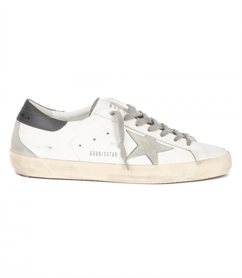 SHOES - GREY SUEDE STAR SUPER-STAR