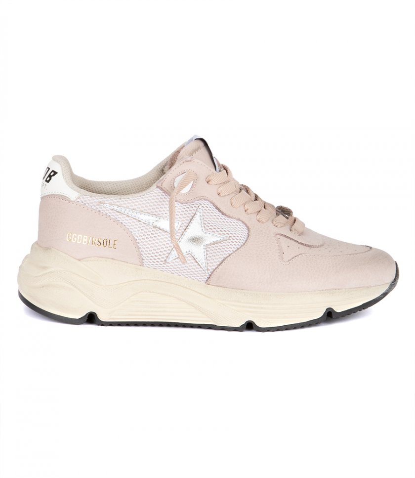 SHOES - PINK NABUK RUNNING SOLE