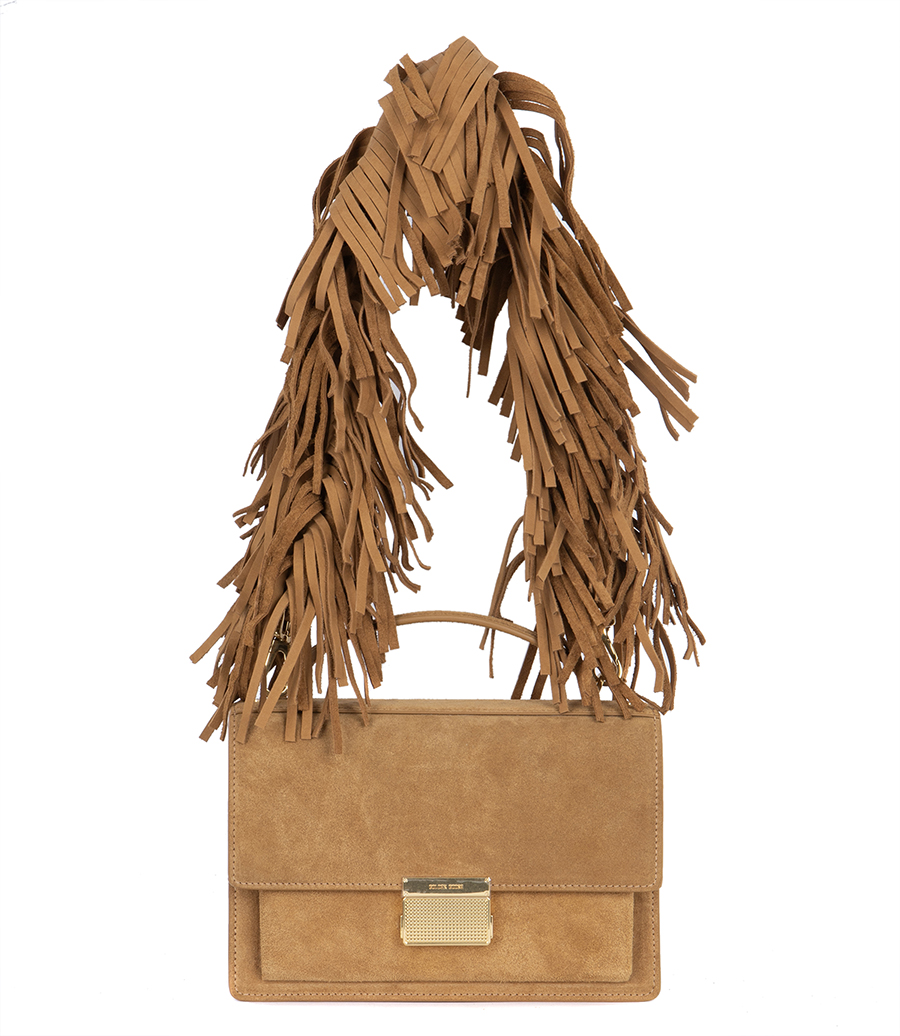 GOLDEN GOOSE  - FRINGE STRAP VENEZIA BAG