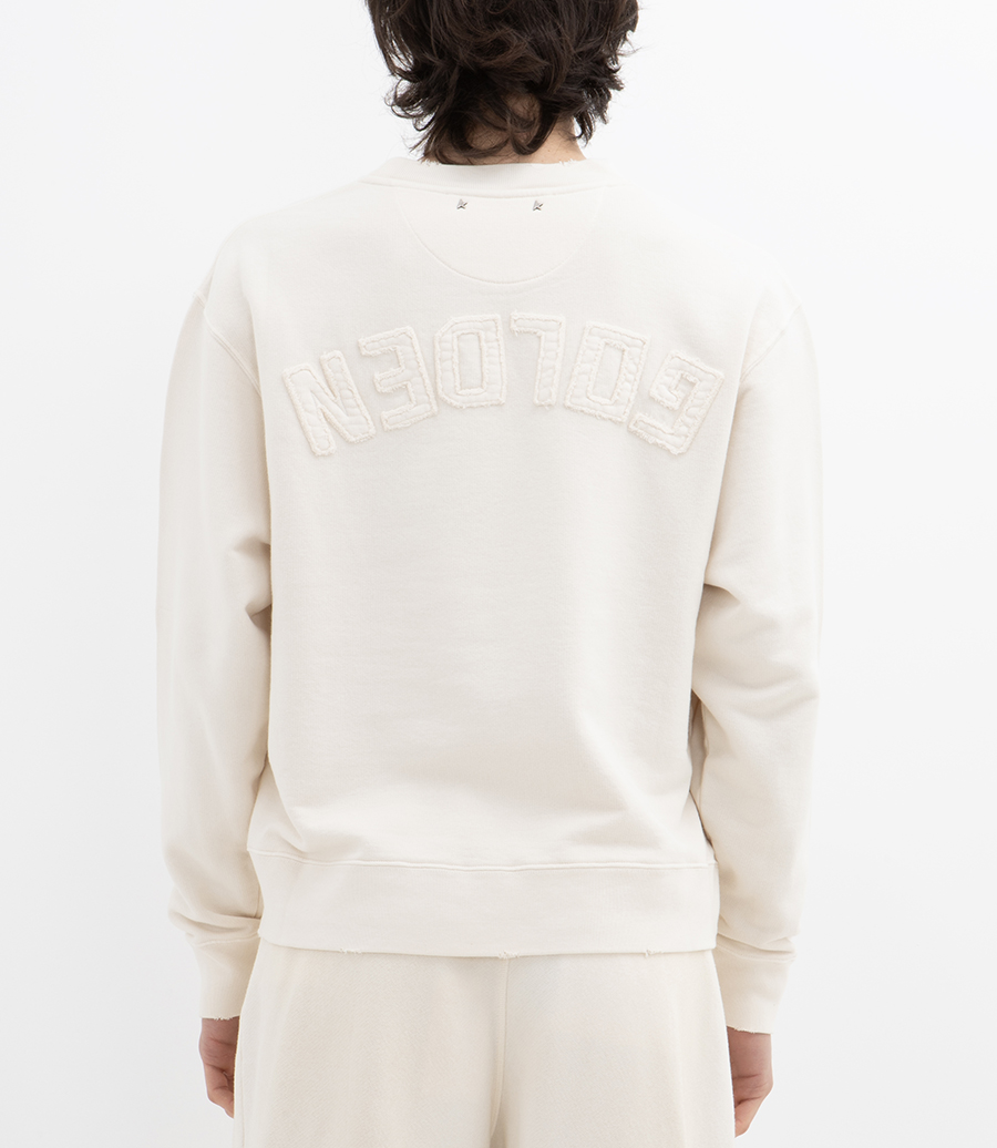 BOXI SWEATSHIRT COTTON FLEECE LOGO PATCH