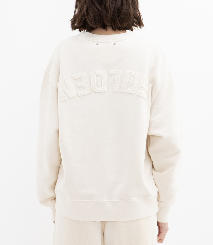 BOXI SWEATSHIRT COTTON FLEECE LOGO PATCH