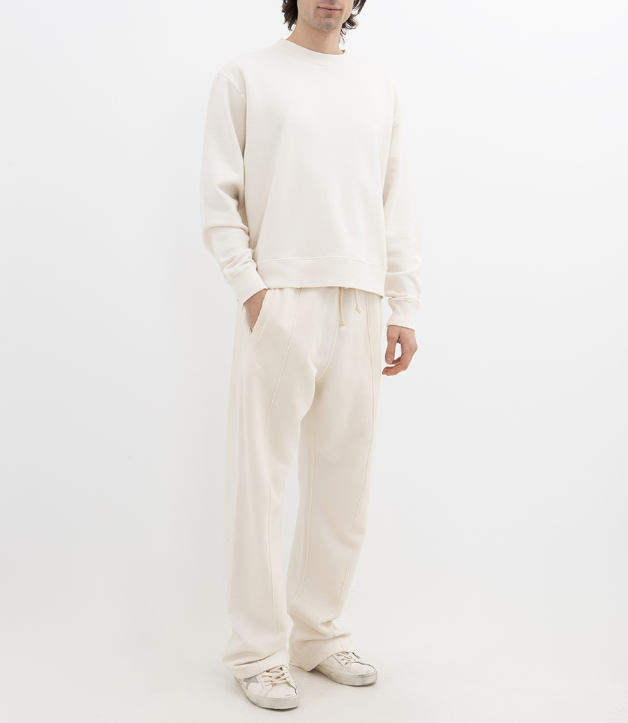 BOXI SWEATSHIRT COTTON FLEECE LOGO PATCH