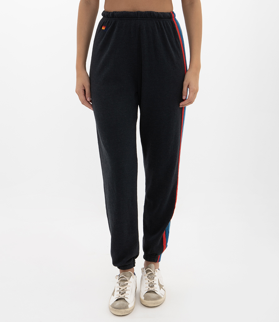 WOMENS 5 STRIPE SWEATPANTS