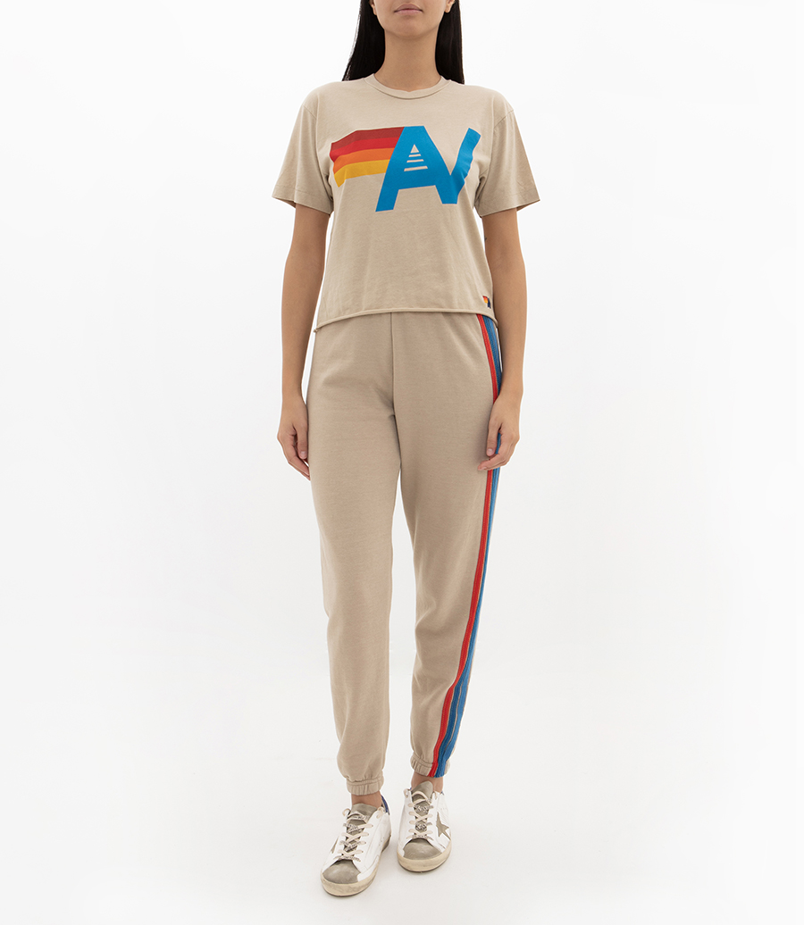 WOMENS 5 STRIPE SWEATPANTS