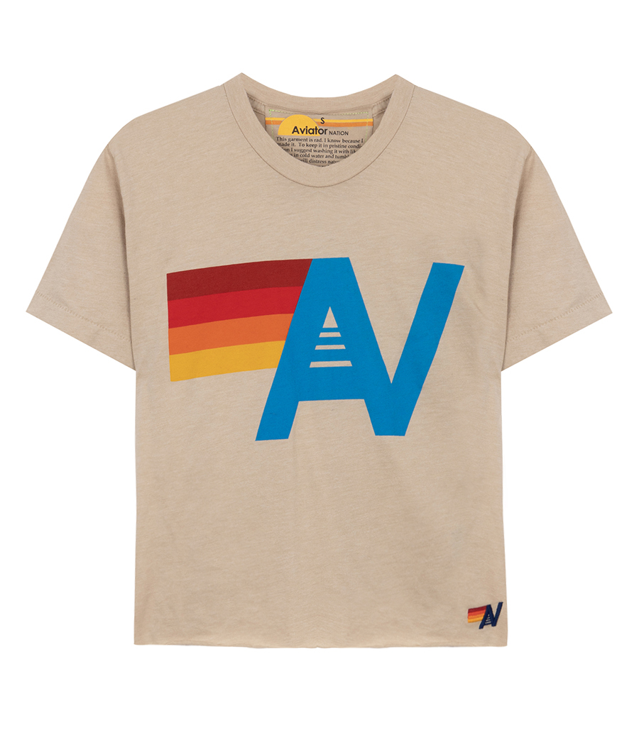 AVIATOR NATION - LOGO BOYFRIEND TEE