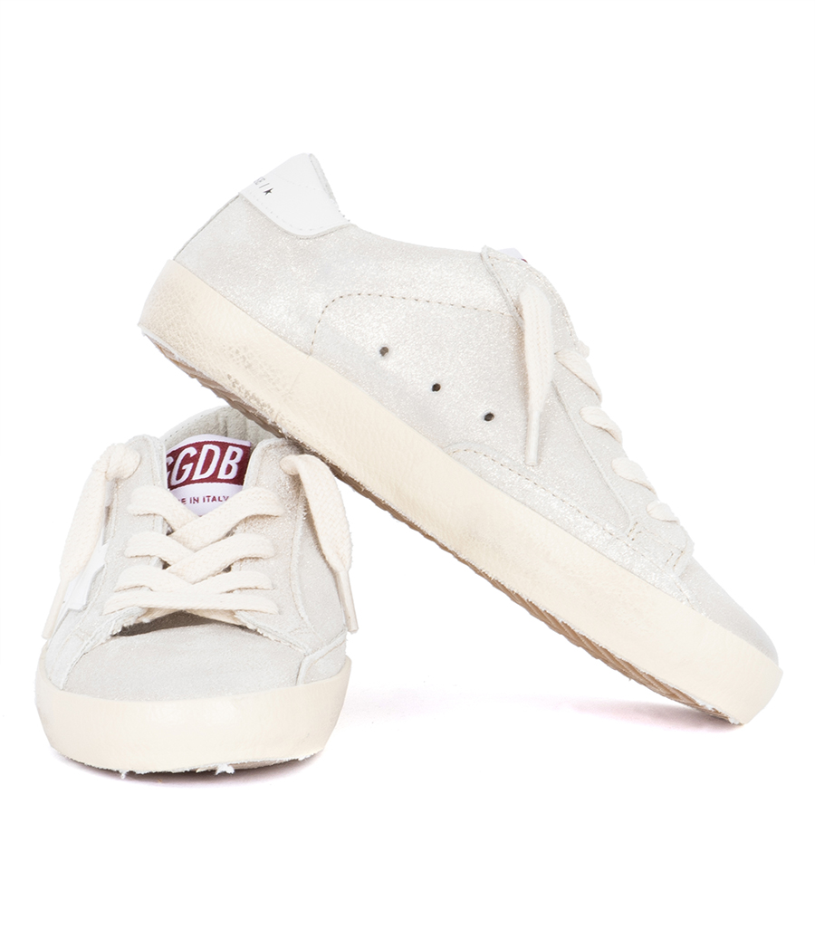 YOUNG LAMINATED SUEDE SUPER-STAR