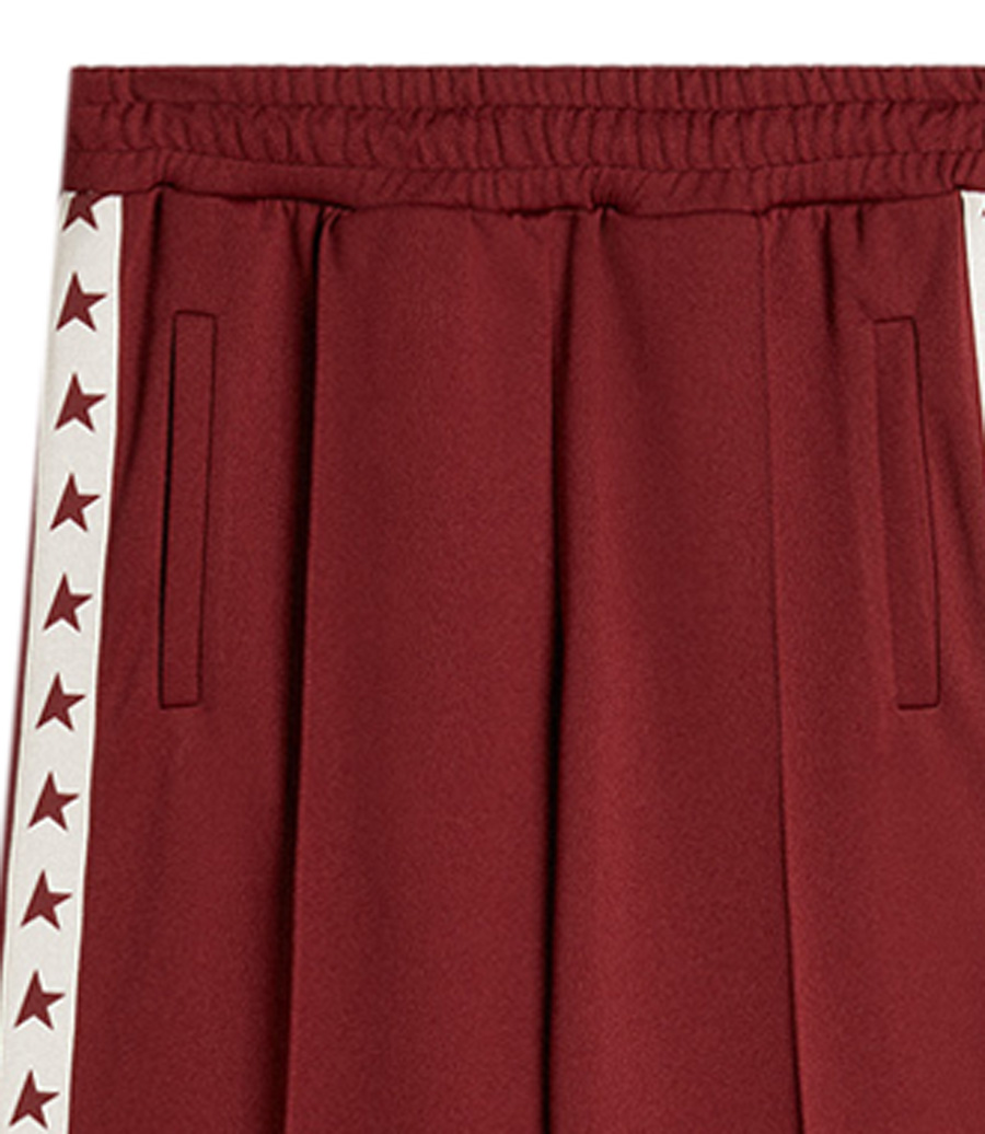 WOMEN’S BURGUNDY STAR COLLECTION JOGGERS