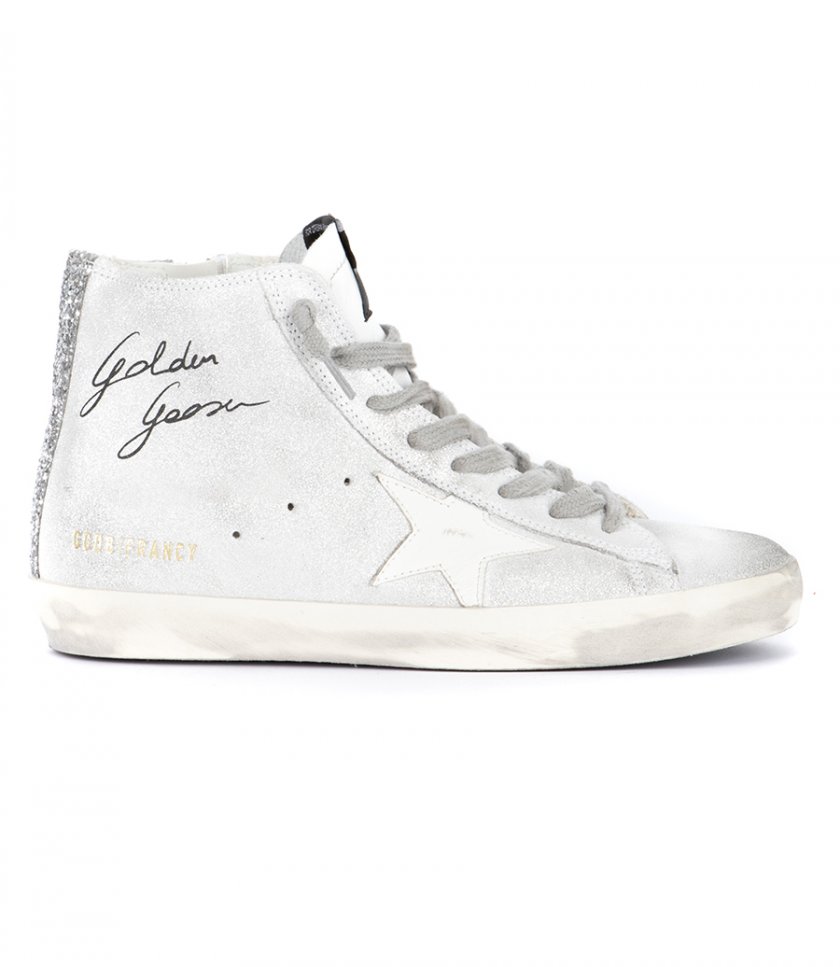 SHOES - WHITE SUEDE FRANCY