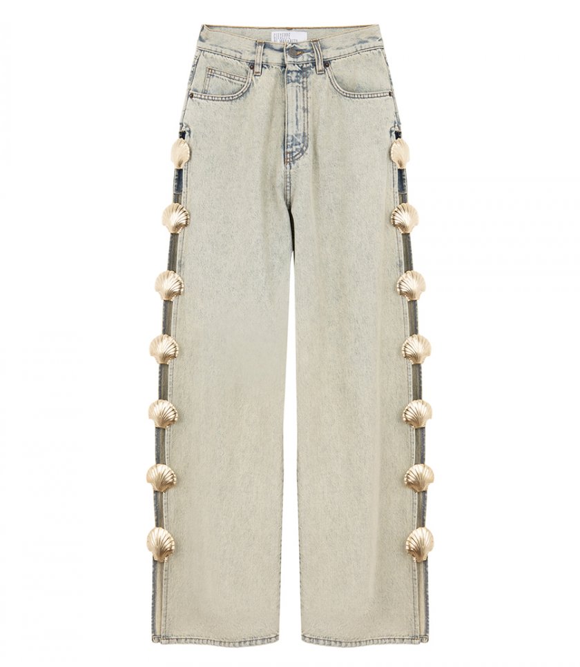 SALES - JEANS WITH CUT-OUT DETAILING