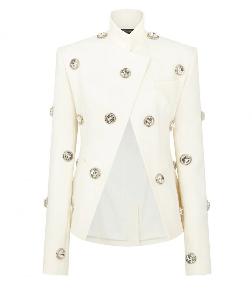 SALES - CRYSTAL EMBROIDERED TAILORED JACKET