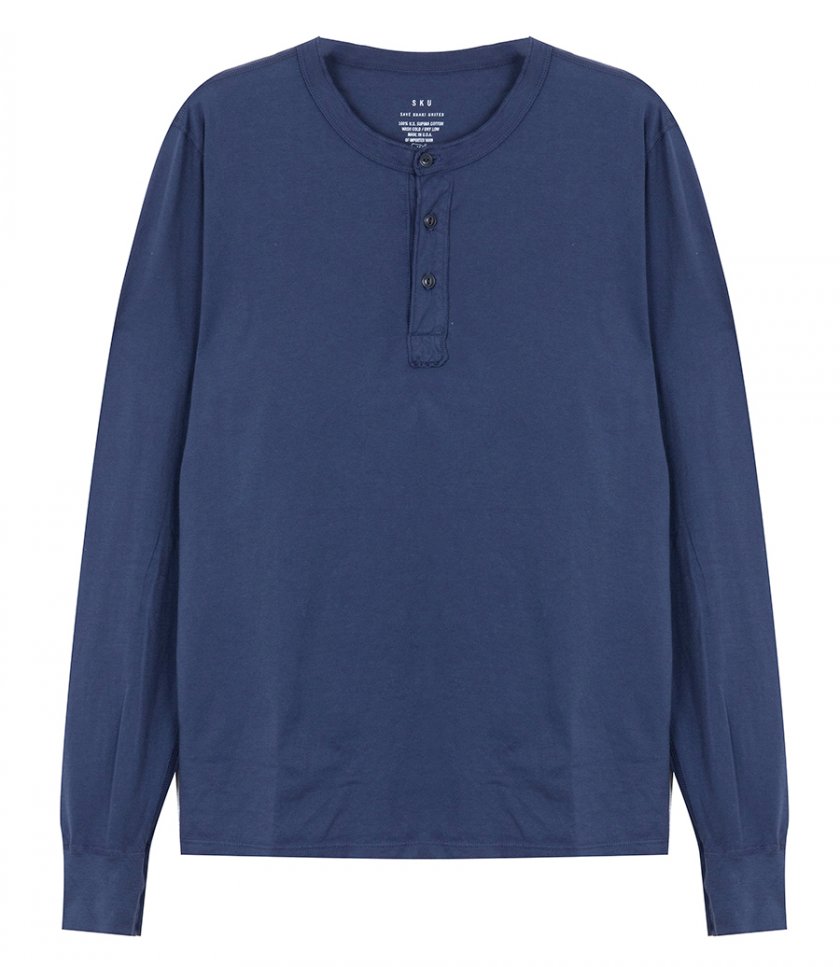 SALES - LS SUPIMA JERSEY HENLEY