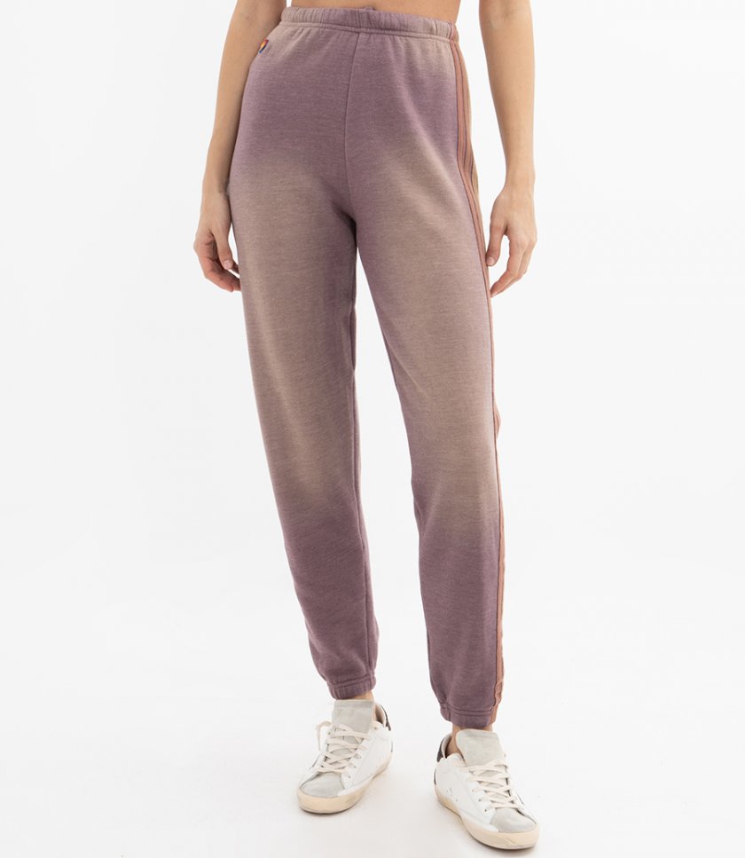 WOMENS 5 STRIPE FADED  SWEATPANTS