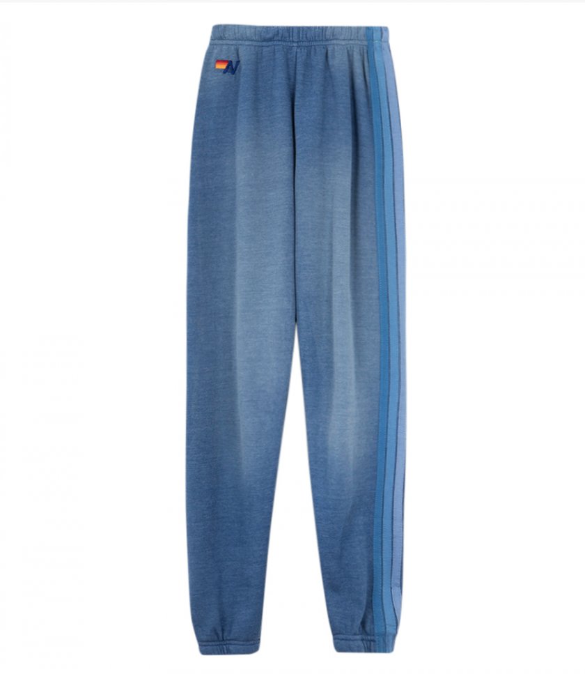 AVIATOR NATION - WOMENS 5 STRIPE FADED SWEATPANTS