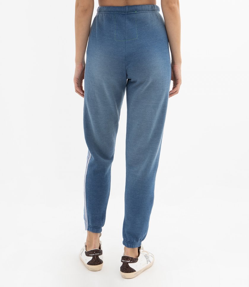 WOMENS 5 STRIPE FADED SWEATPANTS