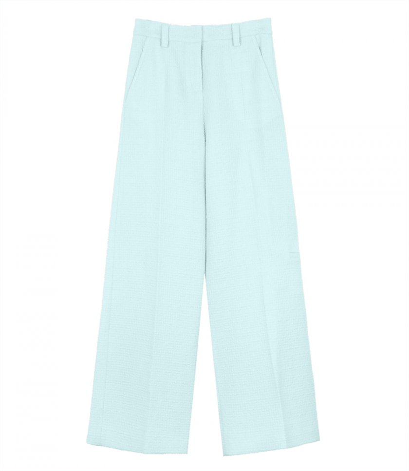 SALES - WIDE LEG TAILORED BOUCLE TROUSERS