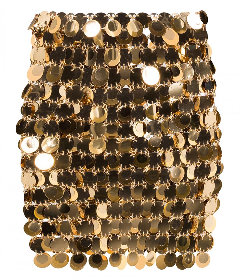SALES - THE GOLD SPARKLE DISCS SKIRT
