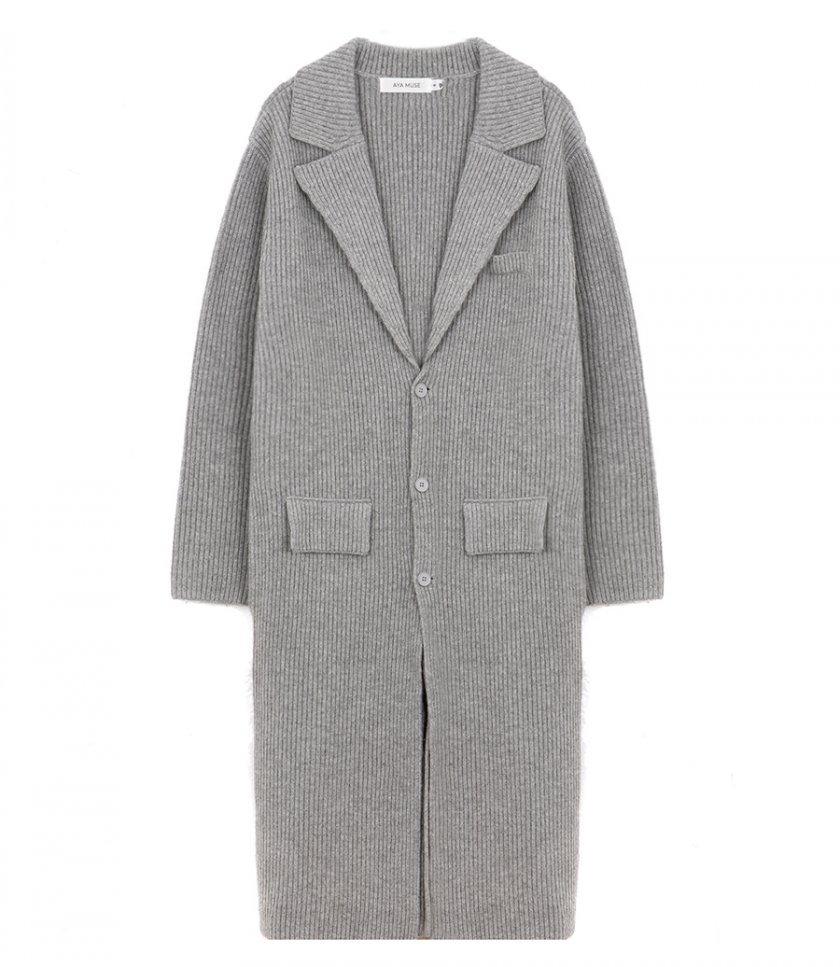SALES - KNIT TRENCH COAT