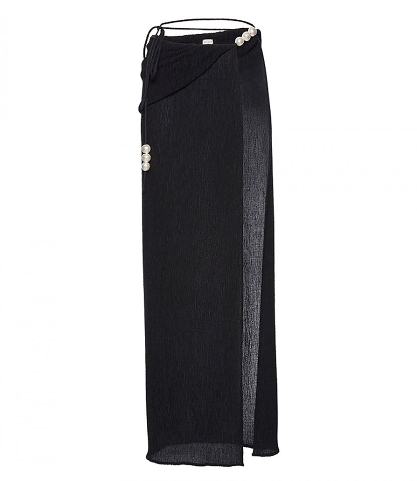 CLOTHES - ASYMMETRICAL PEARL MAXI SKIRT